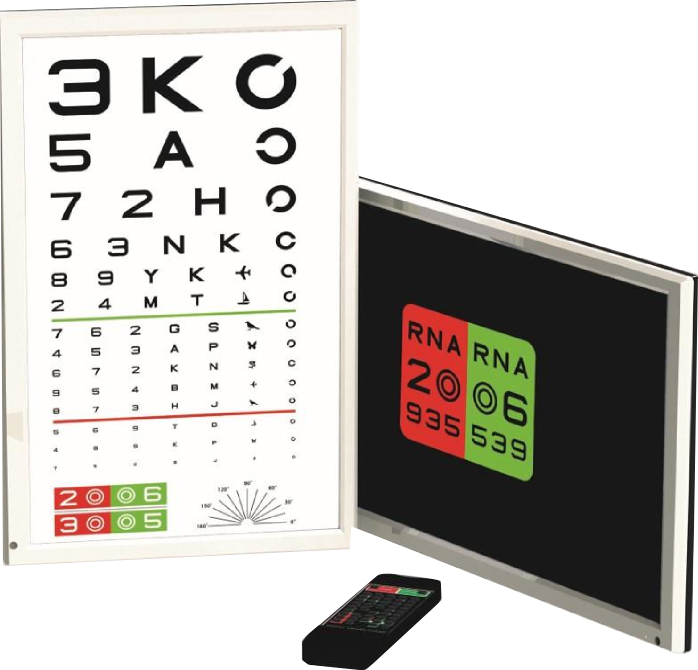 Vision Chart: (GLC 3000A 24” LCD chart)